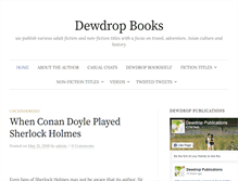 Tablet Screenshot of dewdropbooks.biz